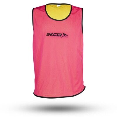 SKOR Hesje/Overgooier | Geel/Roze | Dubbelzijdig Thumbnail